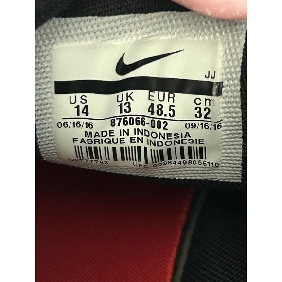 Nike Air Max Modern Flyknit Shoes Mens Size 14 Black White Running Sneakers - Picture 5 of 7